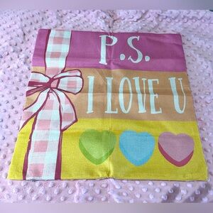 🔆P.S. I Love You Accent Pillow Cover